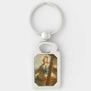Saint Helena with the True Cross Sacred Art Key Ring
