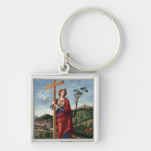 Saint Helena with the True Cross Sacred Art Key Ring