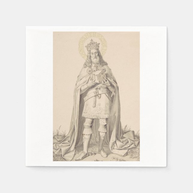 Saint Henry II the Holy Roman Emperor Napkin (Front)
