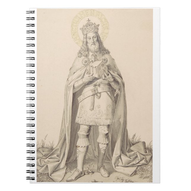 Saint Henry II the Holy Roman Emperor Notebook (Front)