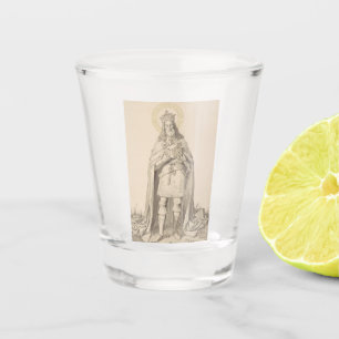 Saint Henry II the Holy Roman Emperor Shot Glass