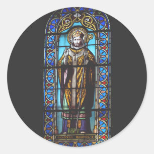 Saint Hilary of Poitiers Classic Round Sticker