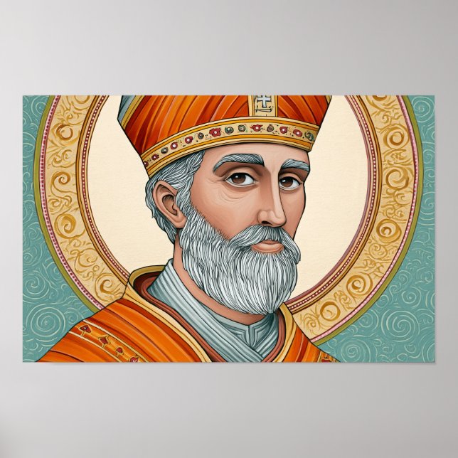 Saint Hilary of Poitiers: Teacher of Divine Truth Poster (Front)