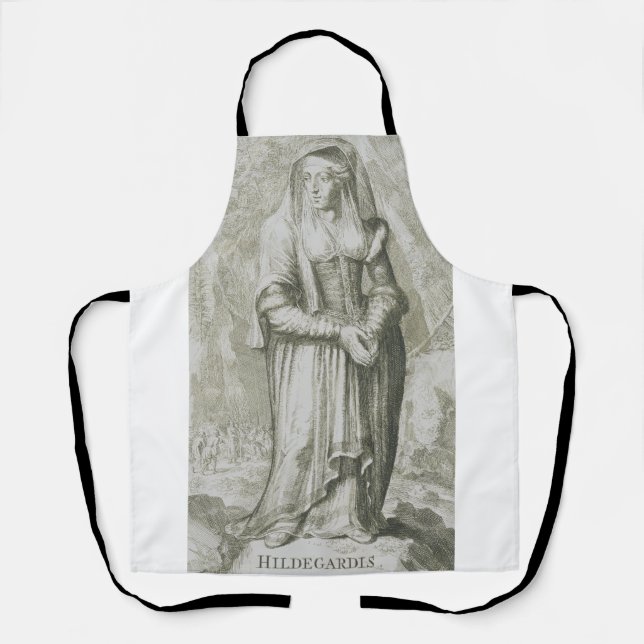 Saint Hildegard of Bingen Apron (Front)