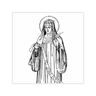 Saint Hildegard of Bingen Doctor of the Church Self-inking Stamp