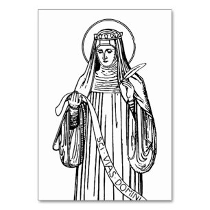 Saint Hildegard of Bingen Doctor of the Church Table Number