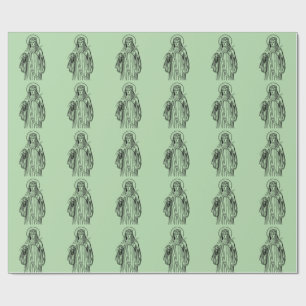 Saint Hildegard of Bingen Doctor of the Church Wrapping Paper