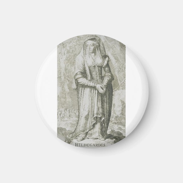 Saint Hildegard of Bingen Magnet (Front)