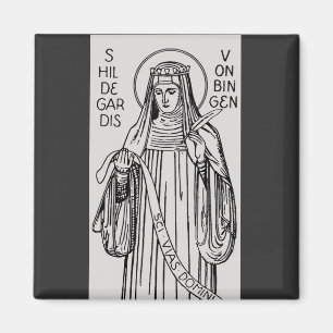 Saint Hildegard of Bingen Mediaeval Mystic Magnet