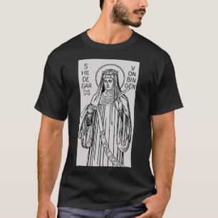 Saint Hildegard of Bingen Mediaeval Mystic Men's T-Shirt