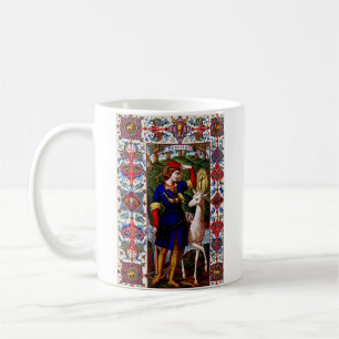 Saint Hubert of Liege with the stag Coffee Mug