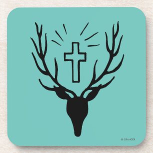Saint Hubert's Stag Coaster