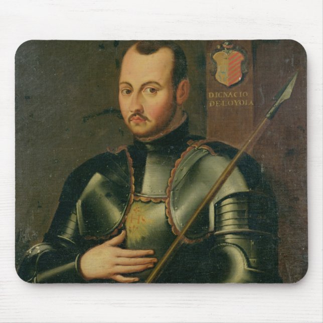 Saint Ignatius of Loyola Mouse Pad (Front)