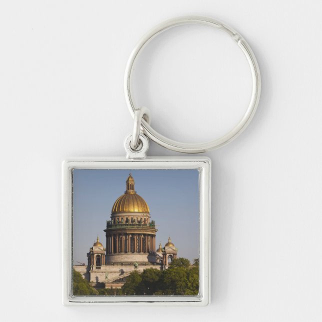 Saint Isaac Cathedral, from the Neva River Key Ring (Front)