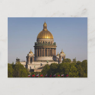 Saint Isaac Cathedral, from the Neva River Postcard