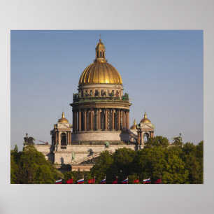 Saint Isaac Cathedral, from the Neva River Poster