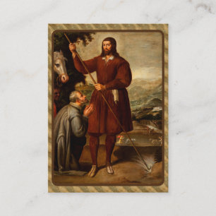 Saint Isidore the Farmer Laborer Religious Prayer Enclosure Card