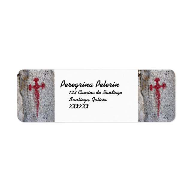 Saint James Cross Address Labels (Front)