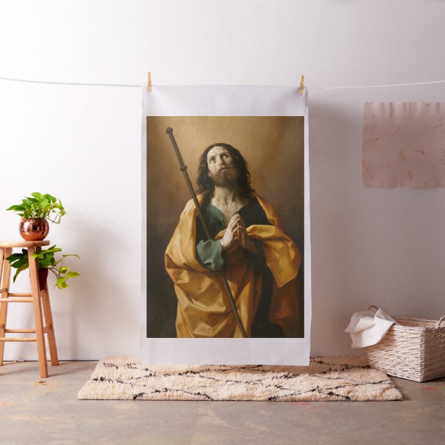 “Saint James” religious art custom fabric (In Situ)