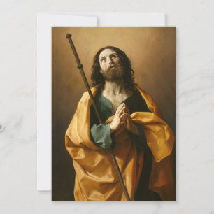 “Saint James” religious art custom invitations