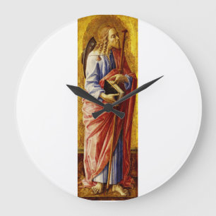 Saint James the Great by Carlo Crivelli Large Clock
