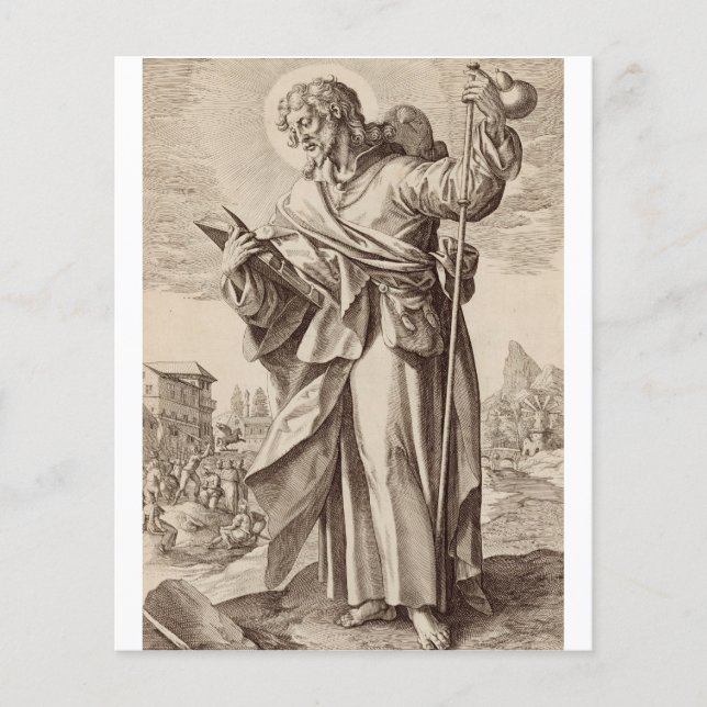 Saint James the Great one of Twelve Apostles (Front)