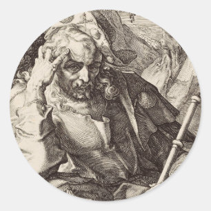 Saint James the Great the Apostle Classic Round Sticker