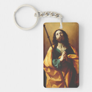 Saint James the Greater by Guido Reni Key Ring