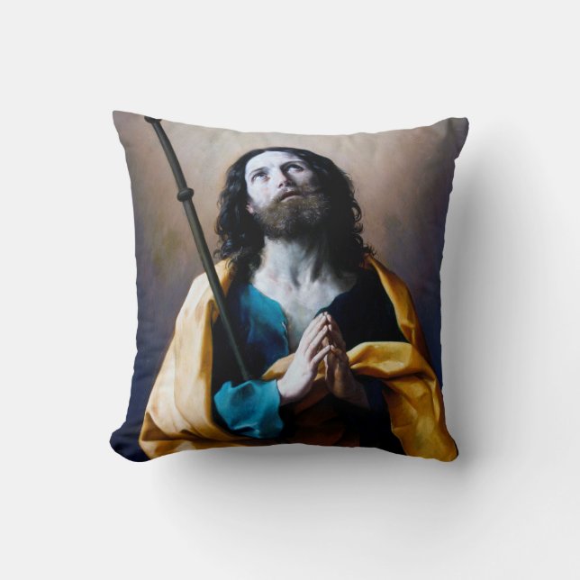 Saint James the Greater, Guido Reni Cushion (Front)