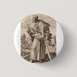 Saint James the Less son of Alphaeus 3 Cm Round Badge
