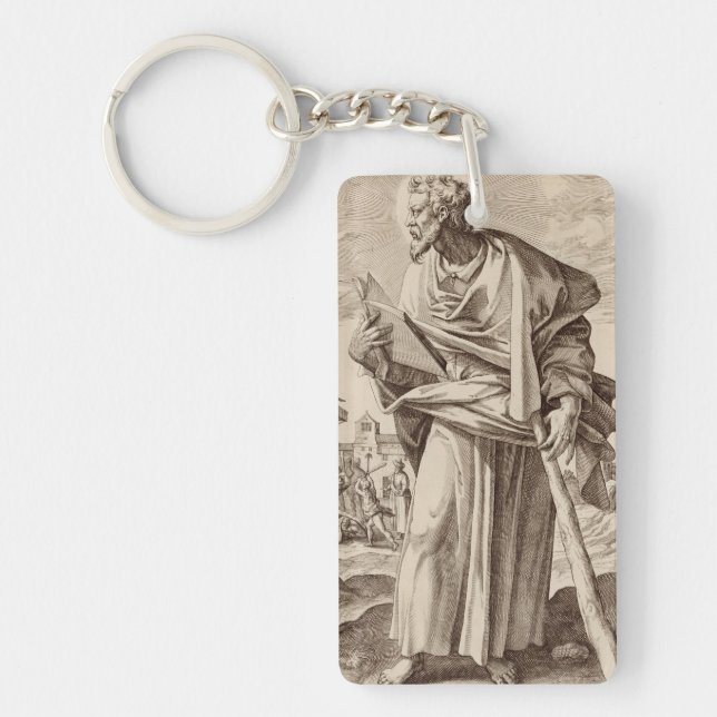 Saint James the Less son of Alphaeus Key Ring (Front)