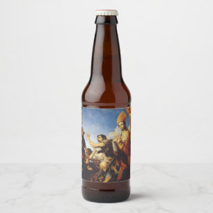 Saint Januarius Bishop of Benevento Beer Bottle Label