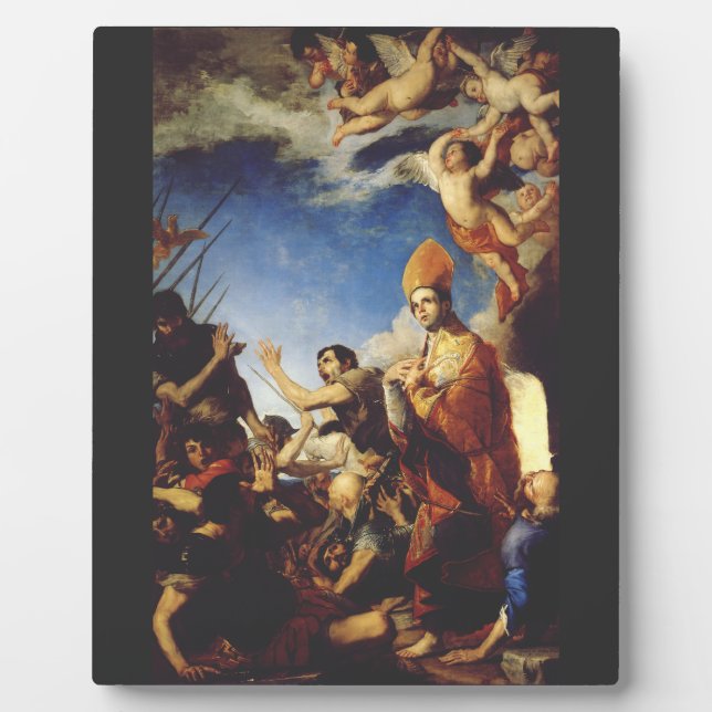 Saint Januarius Bishop of Benevento  Plaque (Front)