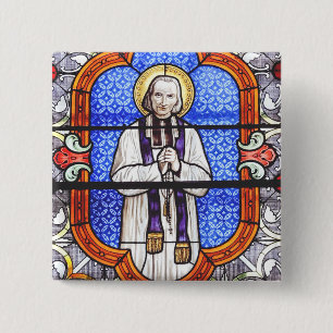 Saint Jean Baptiste Marie Vianney 15 Cm Square Badge