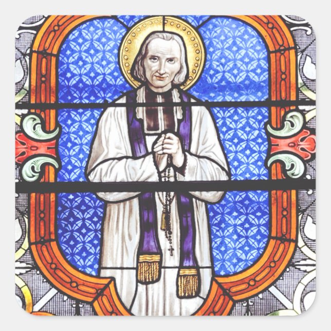 Saint Jean Baptiste Marie Vianney  Square Sticker (Front)