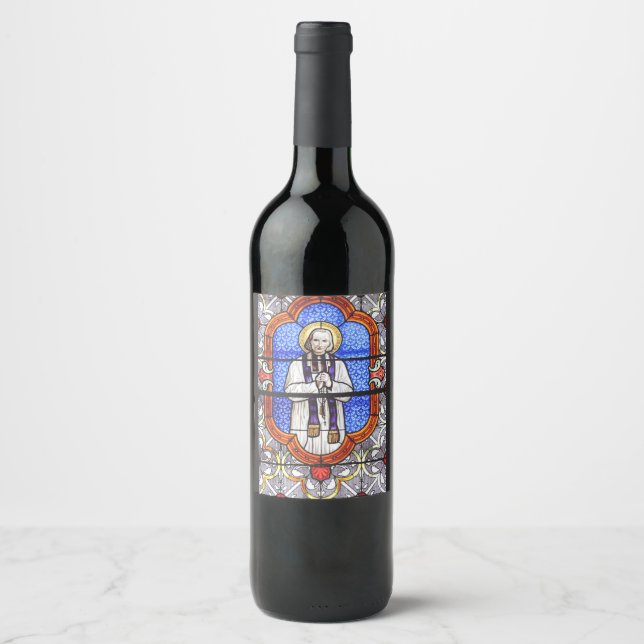 Saint Jean Baptiste Marie Vianney  Wine Label (Front)