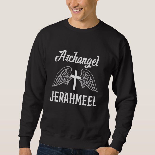 Saint Jerahmeel the Archangel Traditional Catholic Sweatshirt (Front)