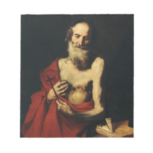 Saint Jerome by Jusepe de Ribera Notepad