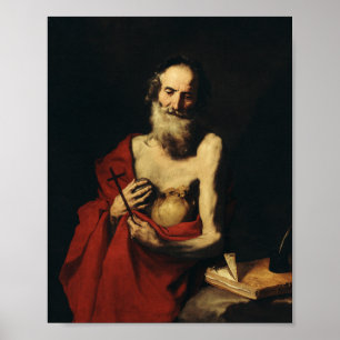 Saint Jerome by Jusepe de Ribera Poster