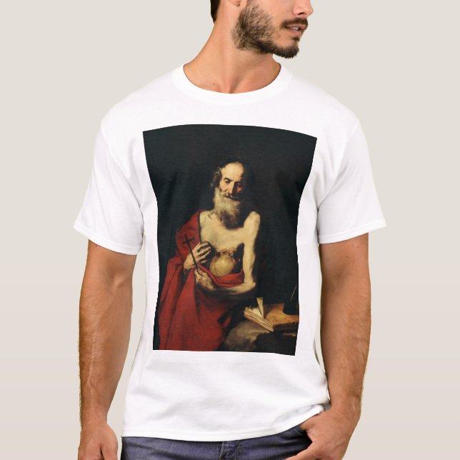Saint Jerome by Jusepe de Ribera T-Shirt (Front)