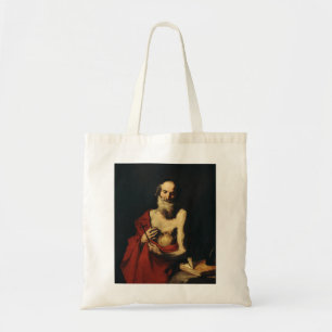 Saint Jerome by Jusepe de Ribera Tote Bag