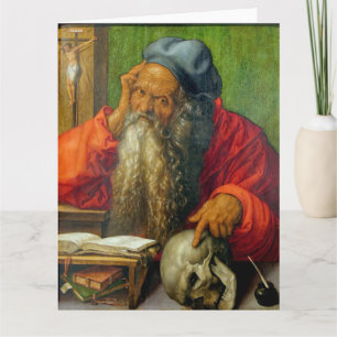 Saint Jerome in His Study - Albrecht Dürer Card