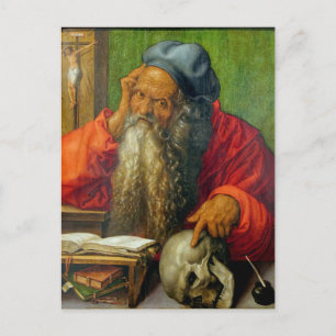 Saint Jerome in His Study - Albrecht Dürer Postcard