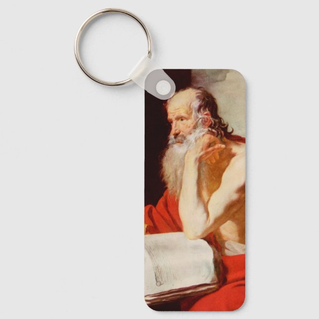 Saint Jerome Key Ring (Front)