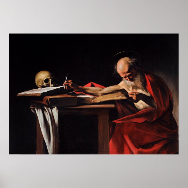 Saint Jerome Writing Poster (Front)