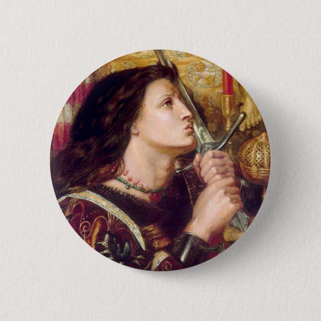 Saint Joan of Arc 6 Cm Round Badge (Front)