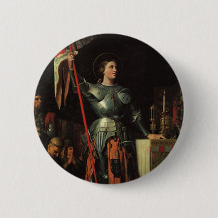 Saint Joan of Arc 6 Cm Round Badge