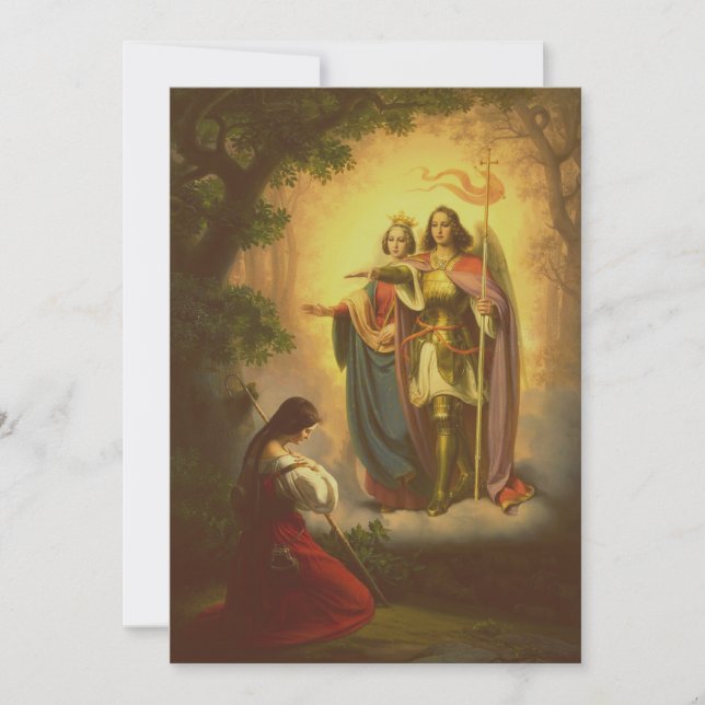 Saint Joan of Arc Holiday Card (Front)
