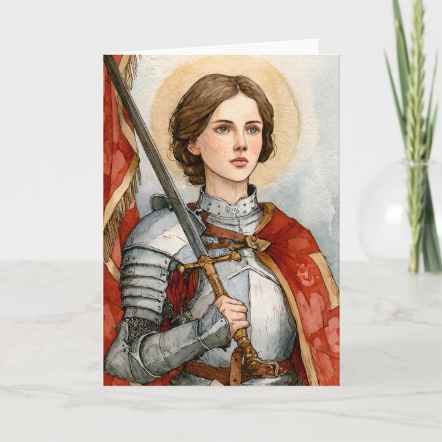 Saint Joan of Arc in Armor Card (Front)