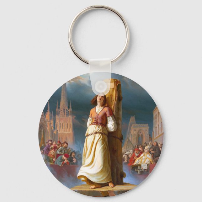 Saint Joan of Arc Key Ring (Front)